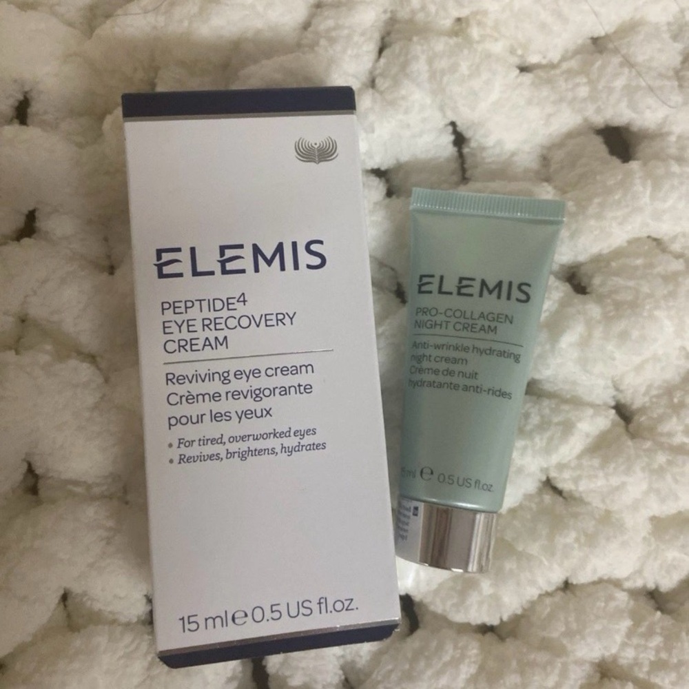 Lot 2 Elemis Peptide 4 Eye Recovery Cream & Elemis Pro-collagen Night Crram